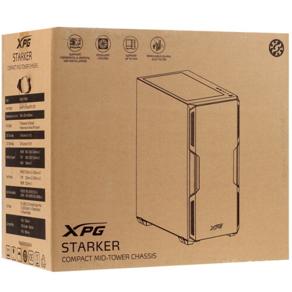 Корпус ADATA XPG STARKER [STARKER-WHCWW] белый