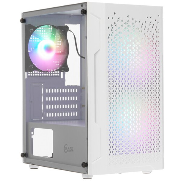 Корпус PowerCase Mistral Micro Z3W Mesh LED [CMIMZW-L3] белый