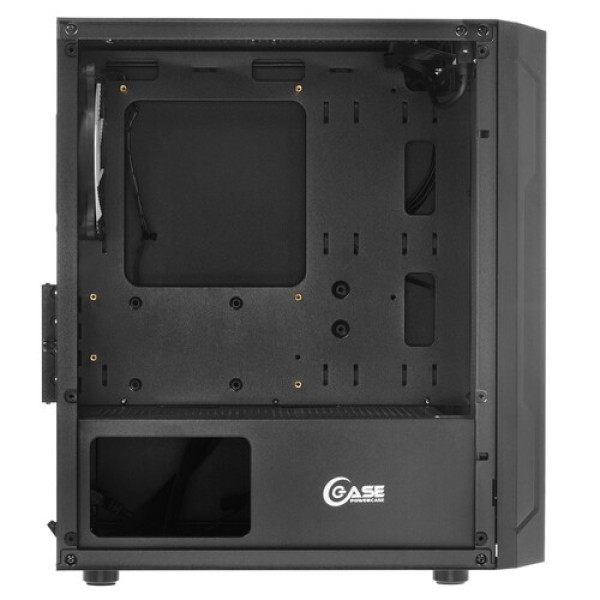 Корпус Powercase Mistral Micro Z3B Mesh LED [CMIMZB-L3] черный