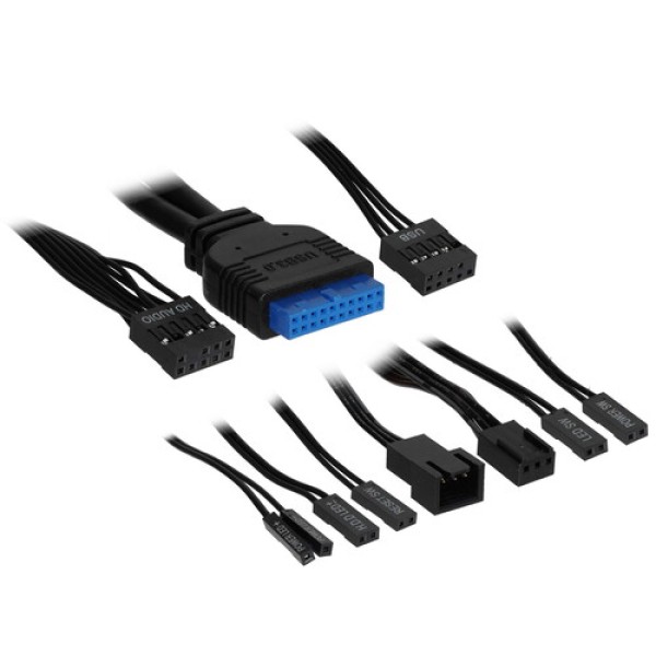 Корпус 1STPLAYER TRILOBITE T5 Black [T5-BK-4F1] черный