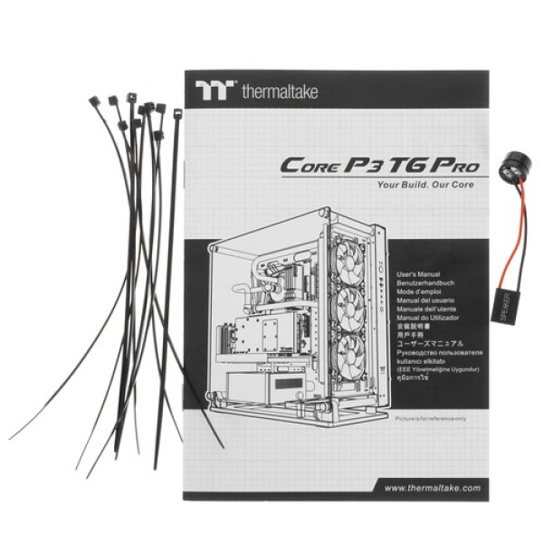Корпус Thermaltake Core P3 TG Pro Snow [CA-1G4-00M6WN-09] белый