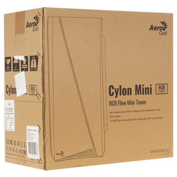 Корпус AeroCool Cylon Mini [4718009159266] белый