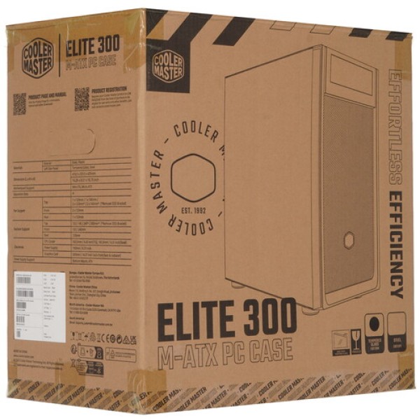 Корпус Cooler Master Elite 300 TG черный