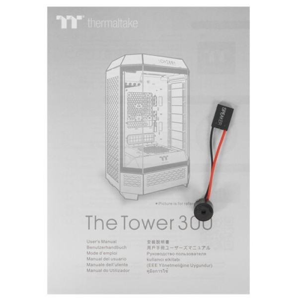 Корпус Thermaltake The Tower 300 Bumblebee [CA-1Y4-00S4WN-00] желтый