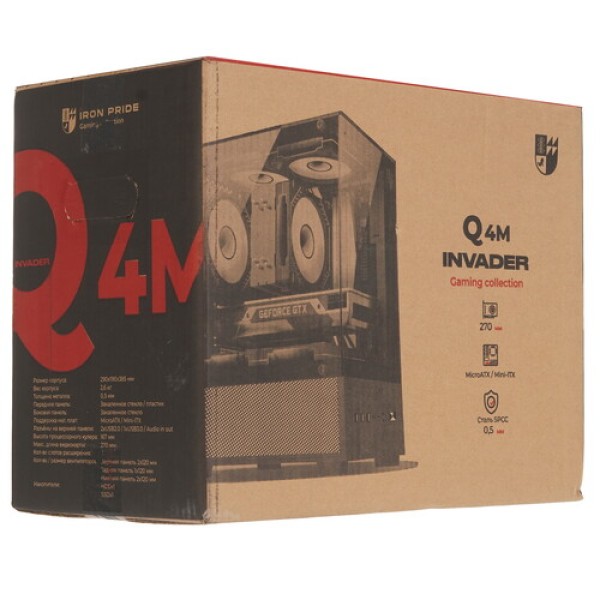 Корпус Iron Pride INVADER Q4M [УФ-20250005] белый