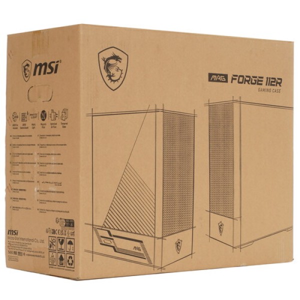 Корпус MSI MAG FORGE 112R [306-7G16X23-809] черный