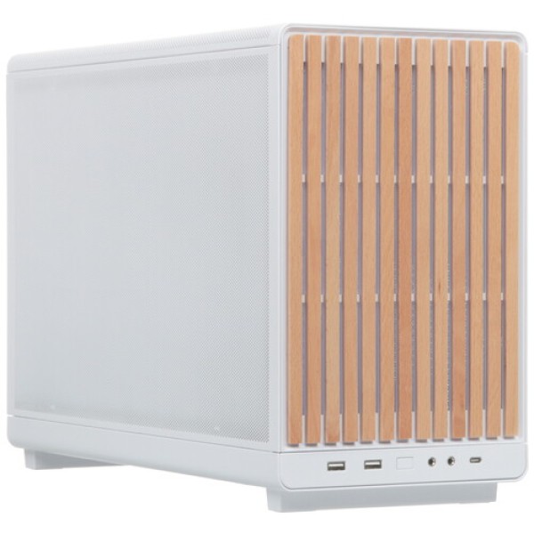 Корпус LIAN LI A3-mATX Wood Edition [G99.A3W-WD.R0] белый