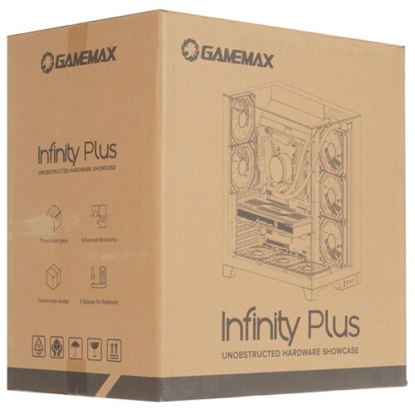 Корпус GameMax Infinity Plus [InfinityPlusWH] белый