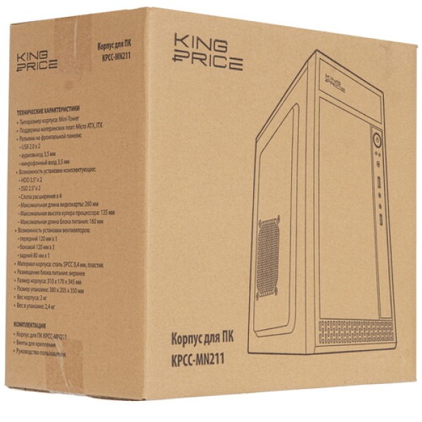 Корпус KingPrice KPCC-MN211 черный