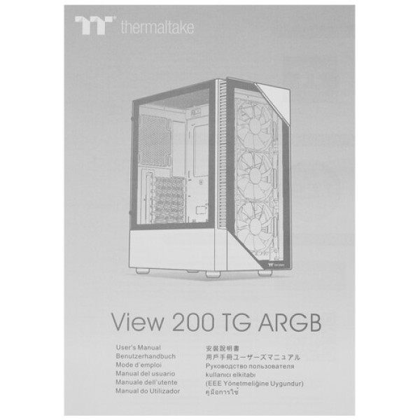 Корпус Thermaltake View 200 TG [CA-1X3-00M1WN-00] черный