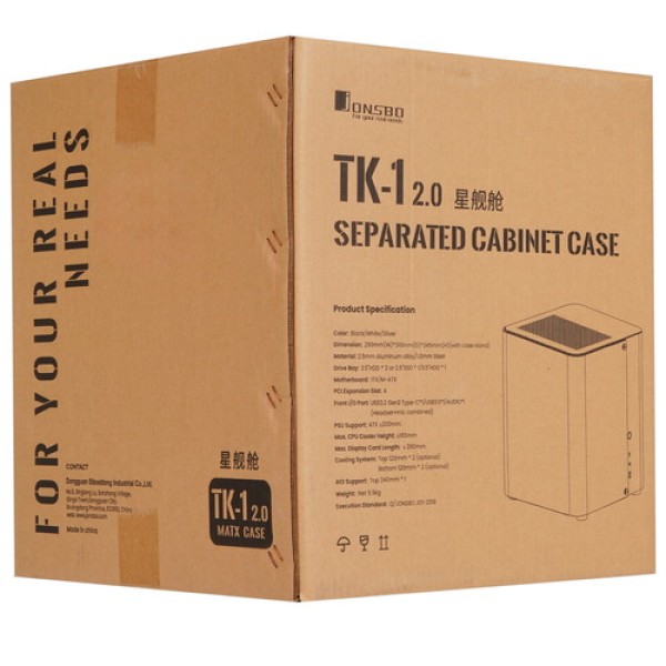 Корпус JONSBO TK-1 2.0 [TK-12.0White] белый