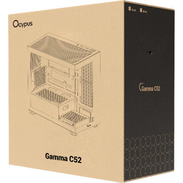 Корпус Ocypus Gamma C52 BK черный
