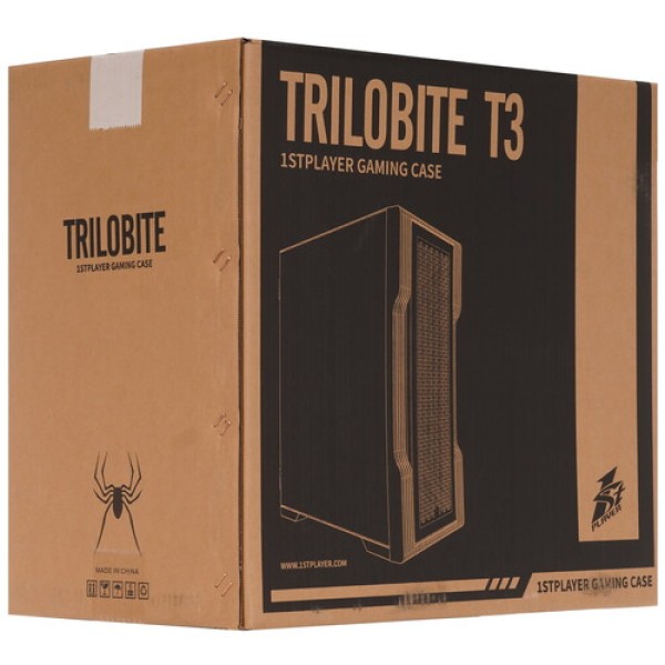 Корпус 1STPLAYER TRILOBITE T3 [T3-WH-4F1-W] белый