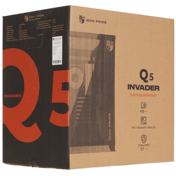 Корпус Iron Pride INVADER Q5 [УФ-00002447] белый