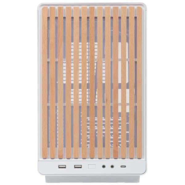 Корпус LIAN LI A3-mATX Wood Edition [G99.A3W-WD.R0] белый