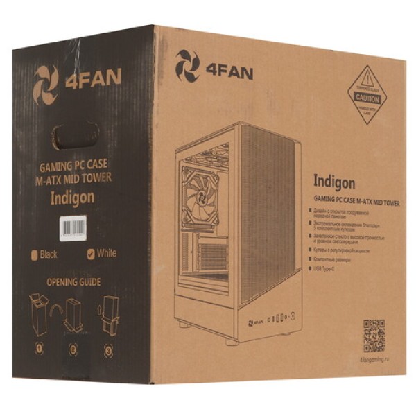 Корпус 4FAN Indigon [INDMAWFP] белый