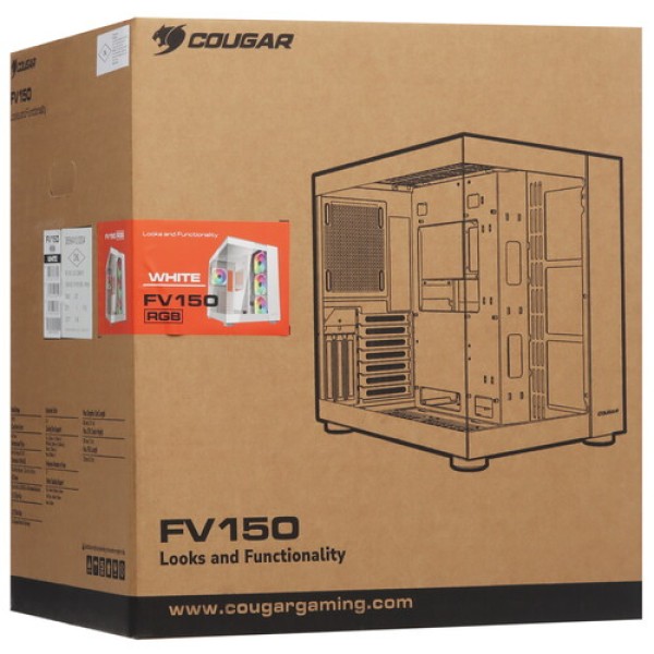 Корпус Cougar FV150 RGB [FV150 RGB White] белый