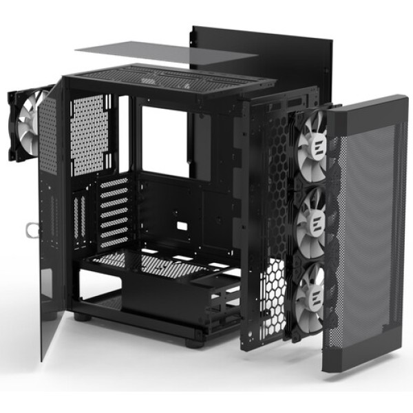 Корпус ZALMAN i4 TG [i4 TG Black] черный