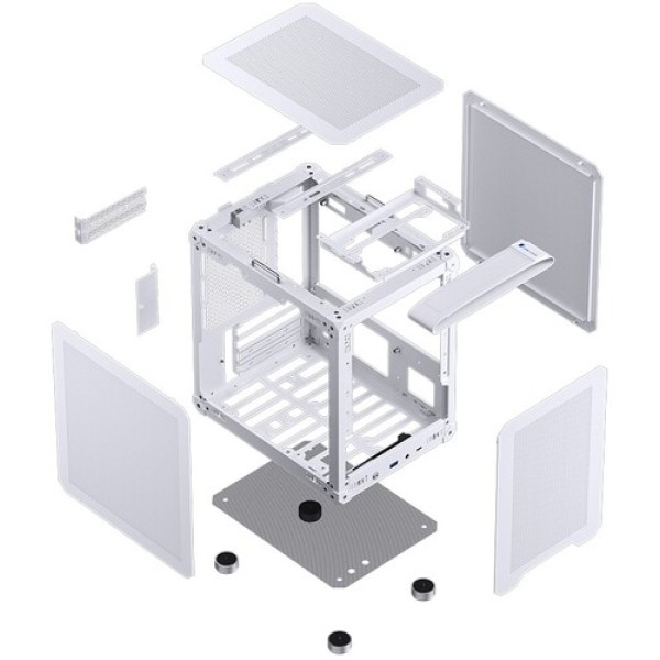 Корпус JONSBO C6-ITX White [C6-ITXWhite] белый