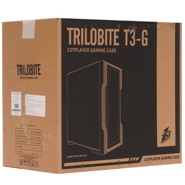 Корпус 1STPLAYER TRILOBITE T3-G [T3-G-WH-4F1-W] белый