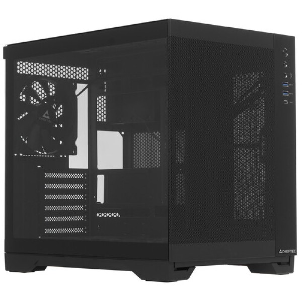 Корпус Chieftec Visio AIR [GM-30B-M-OP] черный