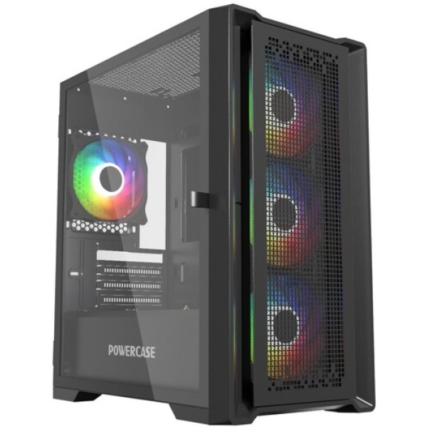 Корпус PowerCase ByteFlow Micro [CAMBFB-A4] черный