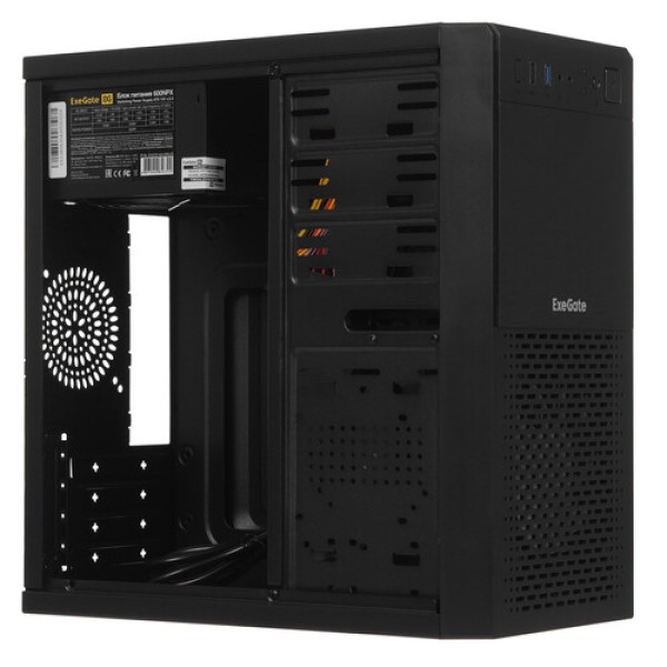 Корпус ExeGate mEVO-7807-NPX600 [EX292985RUS] черный