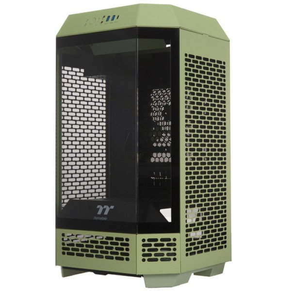 Корпус Thermaltake The Tower 250 Matcha Green [CA-1Z9-00SEWN-00] зеленый