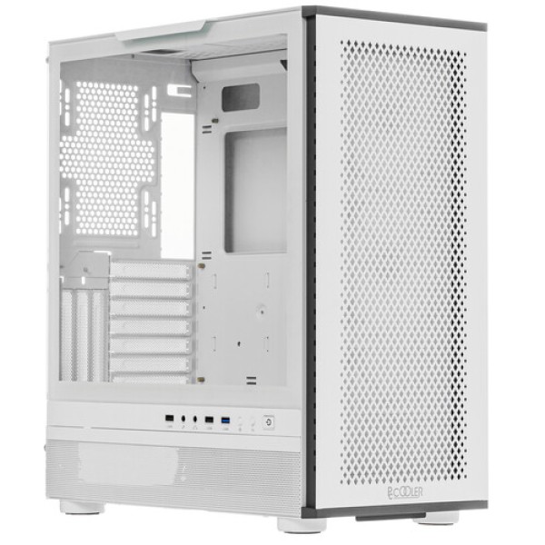 Корпус PCCooler ME200 MESH WH [C3-A520WHP3-GL] белый