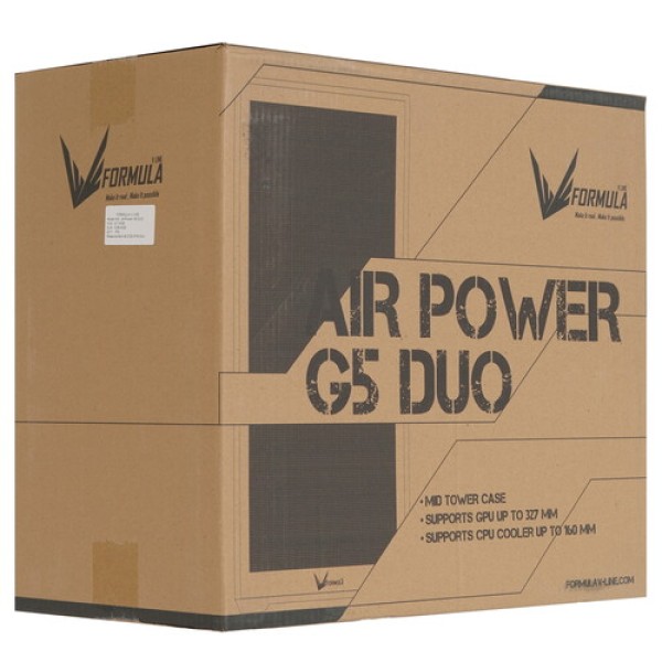 Корпус Formula Air Power G5 DUO [AIR POWER G5 DUO] черный