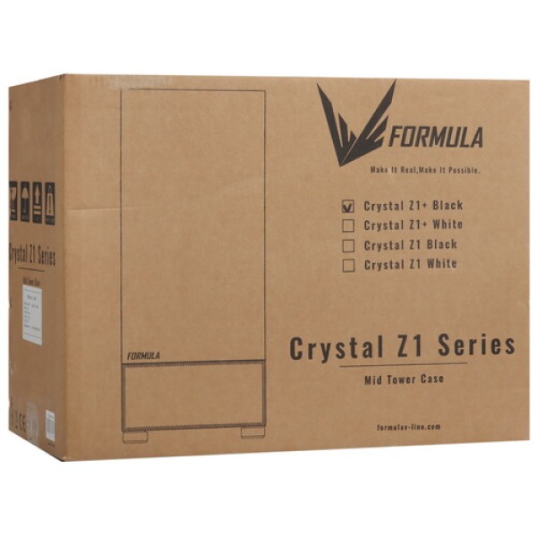 Корпус Formula Crystal Z1+ [Crystal Z1+ Black] черный