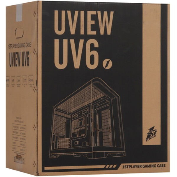 Корпус 1STPLAYER UVIEW UV6 [UV6-WH] белый