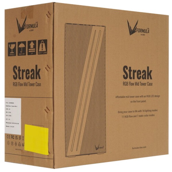 Корпус Formula Streak [Streak-A-BK-v1] черный