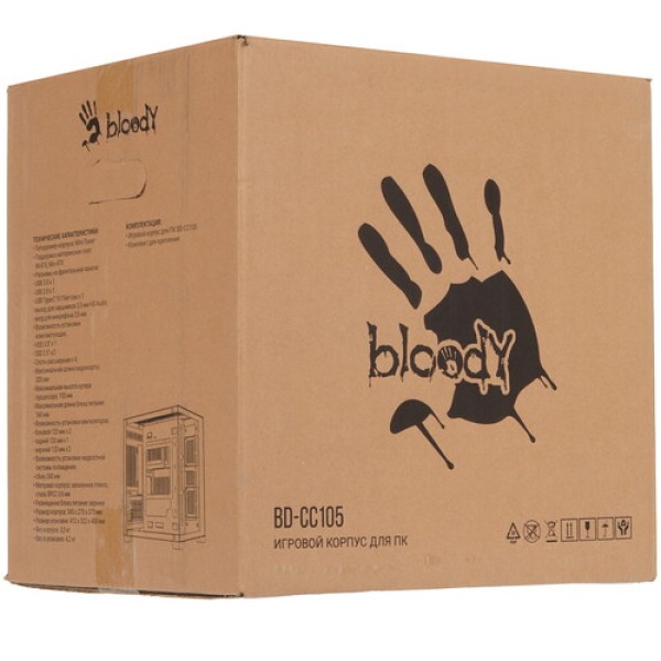 Корпус A4Tech Bloody BD-CC105 [BD-CC105-BK] черный