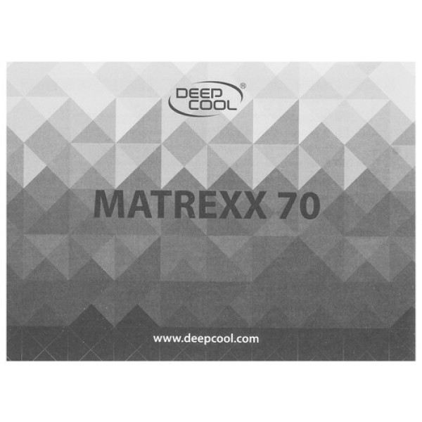 Корпус DEEPCOOL MATREXX 70 3F [DP-ATX-MATREXX70-BKG0P-3F] черный