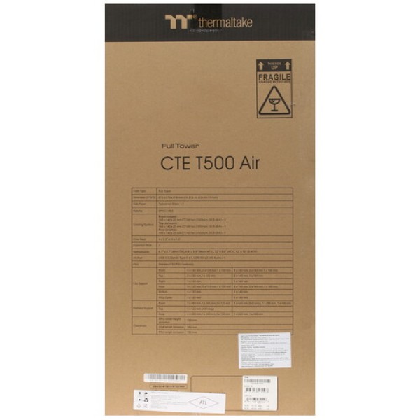 Корпус Thermaltake CTE T500 Air [CA-1X8-00F1WN-00] черный