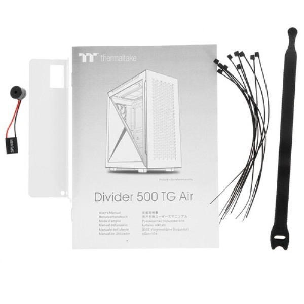 Корпус Thermaltake Divider 500 TG Snow ARGB [CA-1T4-00M6WN-01] белый