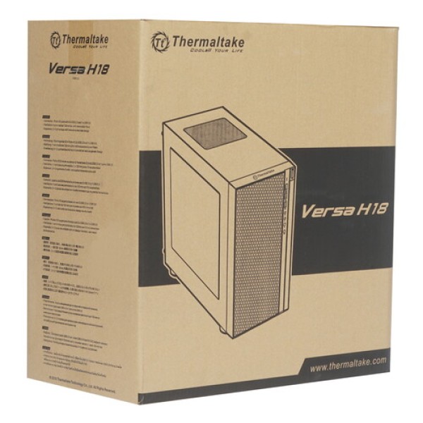 Корпус Thermaltake Versa H18 [CA-1J4-00S1WN-00] черный