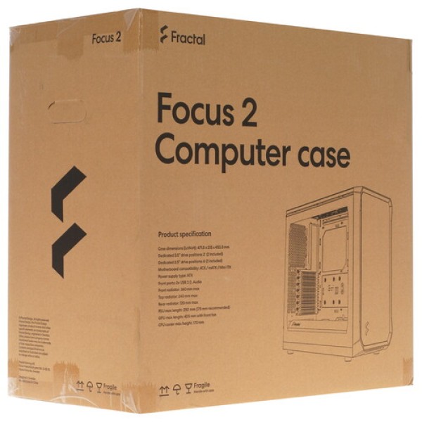 Корпус Fractal Design Focus 2 RGB [FD-C-FOC2A-04] белый