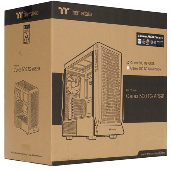 Корпус Thermaltake Ceres 500 Snow [CA-1X5-00M6WN-00] белый
