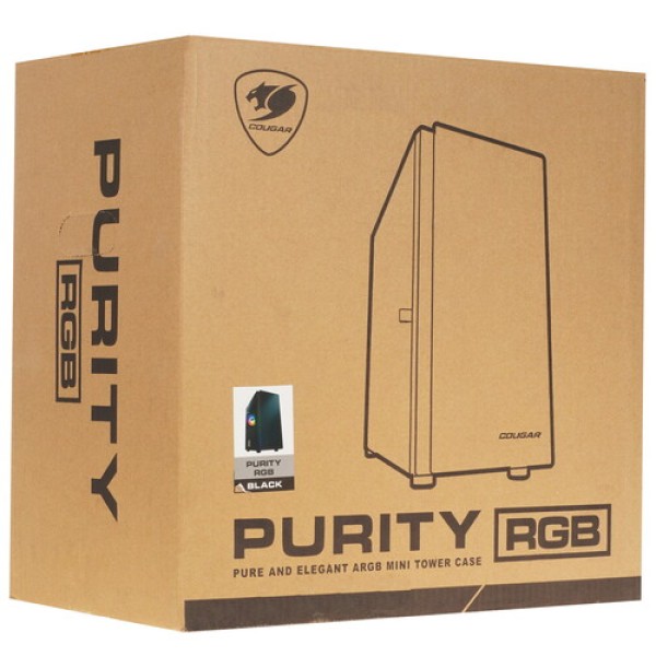 Корпус Cougar Purity RGB [CGR-5PC4B-RGB] черный
