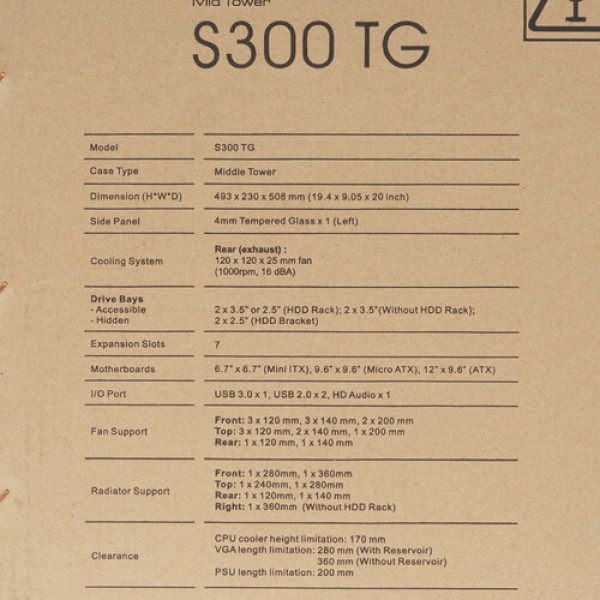 Корпус Thermaltake S300 Tempered Glass Snow Edition [CA-1P5-00M6WN-00] белый