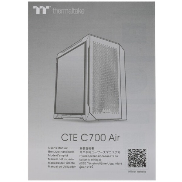 Корпус Thermaltake CTE C700 Air Snow [CA-1X7-00F6WN-00] белый