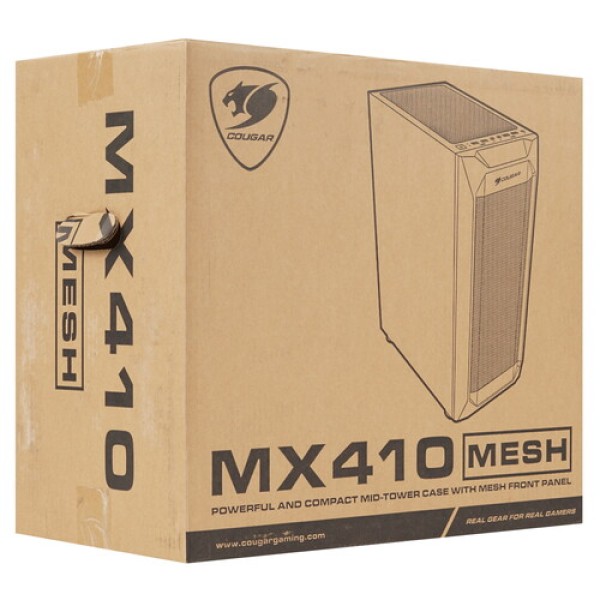 Корпус Cougar MX410 Mesh [CGR-5VM6B-MESH] черный