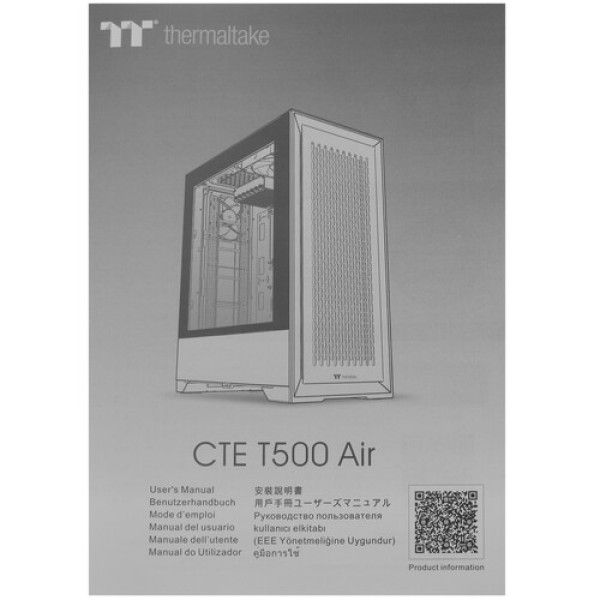 Корпус Thermaltake CTE T500 Air [CA-1X8-00F1WN-00] черный