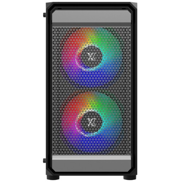 Корпус XASTRA A303M 3FRGB [A303M-2FC14F-1FC12F] черный
