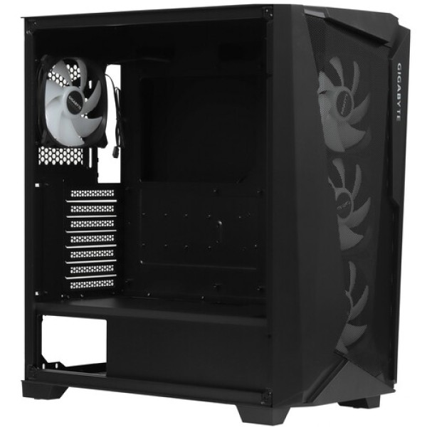 Корпус GIGABYTE C301 GLASS V2 [28300-GC301B-2CKR] черный