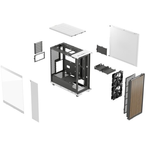 Корпус Fractal Design North Chalk White TG [FD-C-NOR1C-04] белый