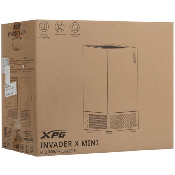 Корпус ADATA XPG INVADER X MINI [INVADERXMINIMT-WHCWW] белый