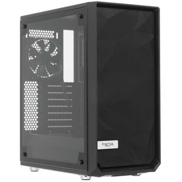 Корпус Fractal Design Meshify C Black - TG [FD-CA-MESH-C-BKO-TGL] черный